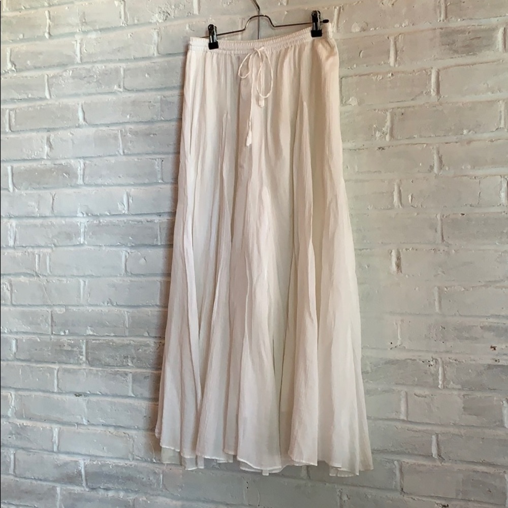 GAP White Maxi Skirt